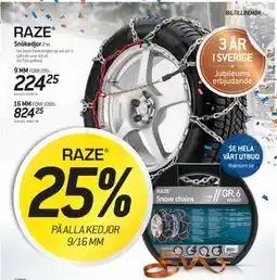 thansen 25% PÅ ALLA KEDJOR 9/16 MM erbjuda