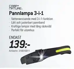 thansen Pannlampa 3-i-1 erbjuda