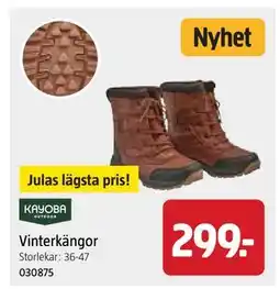 Jula Vinterkängor erbjuda