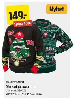 Jula Stickad jultröja herr erbjuda
