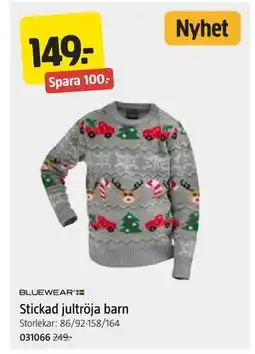 Jula Stickad jultröja barn erbjuda