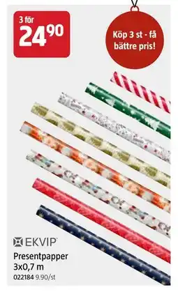 Jula Presentpapper 3x0,7 m erbjuda