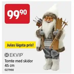 Jula Tomte med skidor 45 cm erbjuda