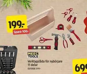 Verktygslåda för nybörjare 11 delar