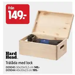Jula Trälåda med lock erbjuda