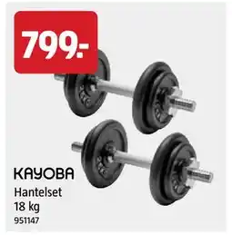 Jula Hantelset 18 kg erbjuda