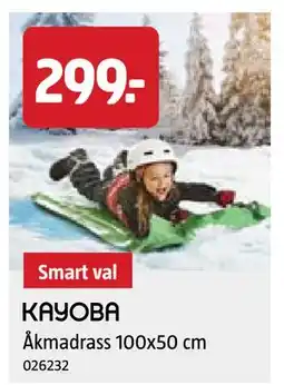 Jula Åkmadrass 100x50 cm erbjuda