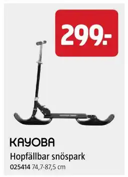 Jula Hopfällbar snöspark erbjuda