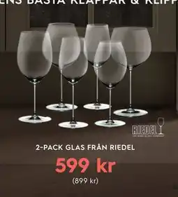 Electrolux Home 2-PACK GLAS FRÅN RIEDEL erbjuda