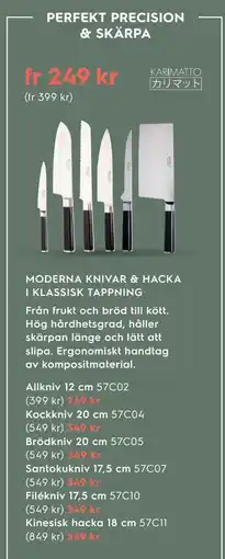 Electrolux Home MODERNA KNIVAR & HACKA I KLASSISK TAPPNING erbjuda