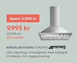 Electrolux Home KÖKSFLÄKT/KÅPA KD90HXE erbjuda