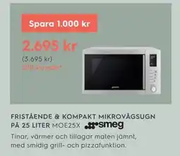 Electrolux Home FRISTÅENDE & KOMPAKT MIKROVÅGSUGN PÅ 25 LITER MOE25X erbjuda