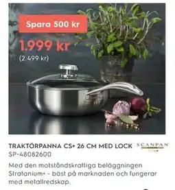 Electrolux Home TRAKTÖRPANNA CS+ 26 CM MED LOCK erbjuda
