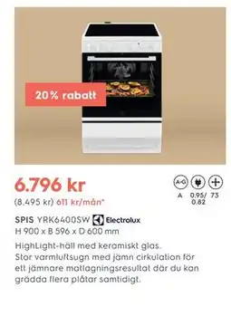 Electrolux Home SPIS erbjuda