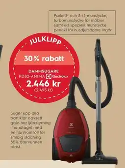 Electrolux Home DAMMSUGARE erbjuda