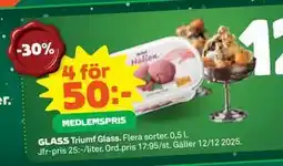 Stora Coop GLASS, Medlemspris erbjuda