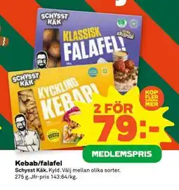 Stora Coop Kebab/falafel, Medlemspris erbjuda