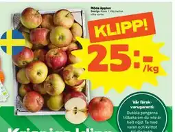 Stora Coop Röda äpplen erbjuda