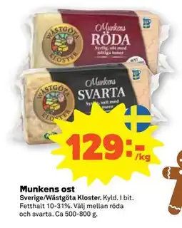 Stora Coop Munkens ost erbjuda