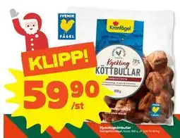 Stora Coop Kycklingköttbullar erbjuda