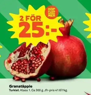 Stora Coop Granatäpple erbjuda