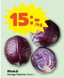Stora Coop Rödkål erbjuda