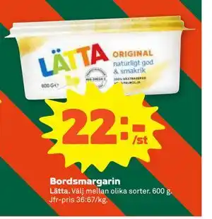 Stora Coop Bordsmargarin erbjuda