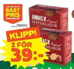 Stora Coop Pepparkakor erbjuda