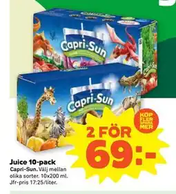 Stora Coop Juice 10-pack erbjuda