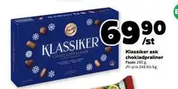 Stora Coop Klassiker ask chokladpraliner erbjuda