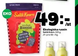 Stora Coop Ekologiska russin erbjuda