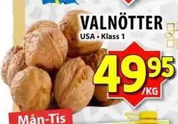 Matvärlden Tensta VALNÖTTER erbjuda