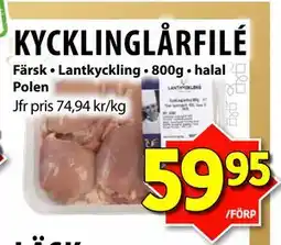 Matvärlden Tensta KYCKLINGLÅRFILÉ erbjuda