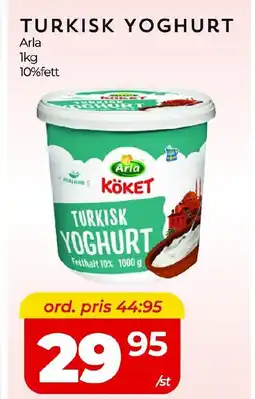 Matrix Butikerna Arla Turkisk yoghurt erbjuda