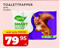 Matrix Butikerna Serla Toalettpapper erbjuda
