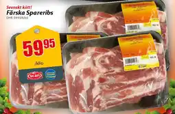 Extra Mjällby Stormarknad Färska spareribs erbjuda