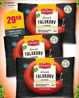 Extra Mjällby Stormarknad SCAN Falukorv erbjuda