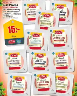 Extra Mjällby Stormarknad SCAN Pålägg erbjuda