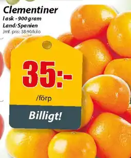 Extra Mjällby Stormarknad Clementiner erbjuda