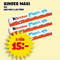 Nelins KINDER Maxi erbjuda