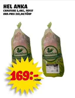 Nelins CANATURE Hel anka erbjuda