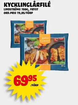 Nelins LINDSTRÖMS Kycklinglårfilé erbjuda