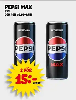 Nelins PEPSI Max erbjuda