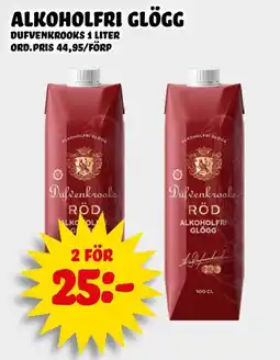 Nelins DUFVENKROOKS Alkoholfri glögg erbjuda