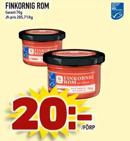 Nelins GARANT Finkornig rom erbjuda