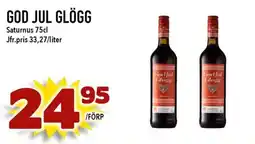 Nelins SATURNUS God jul glögg erbjuda