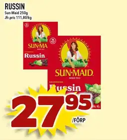 Nelins SUN-MAID Russin erbjuda