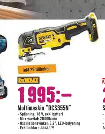 Hornbach DeWalt Multiverktyg erbjuda