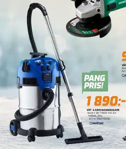 Bolist Våt- & grovdammsugare erbjuda