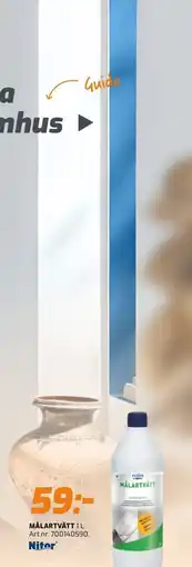 Bolist Målartvätt erbjuda